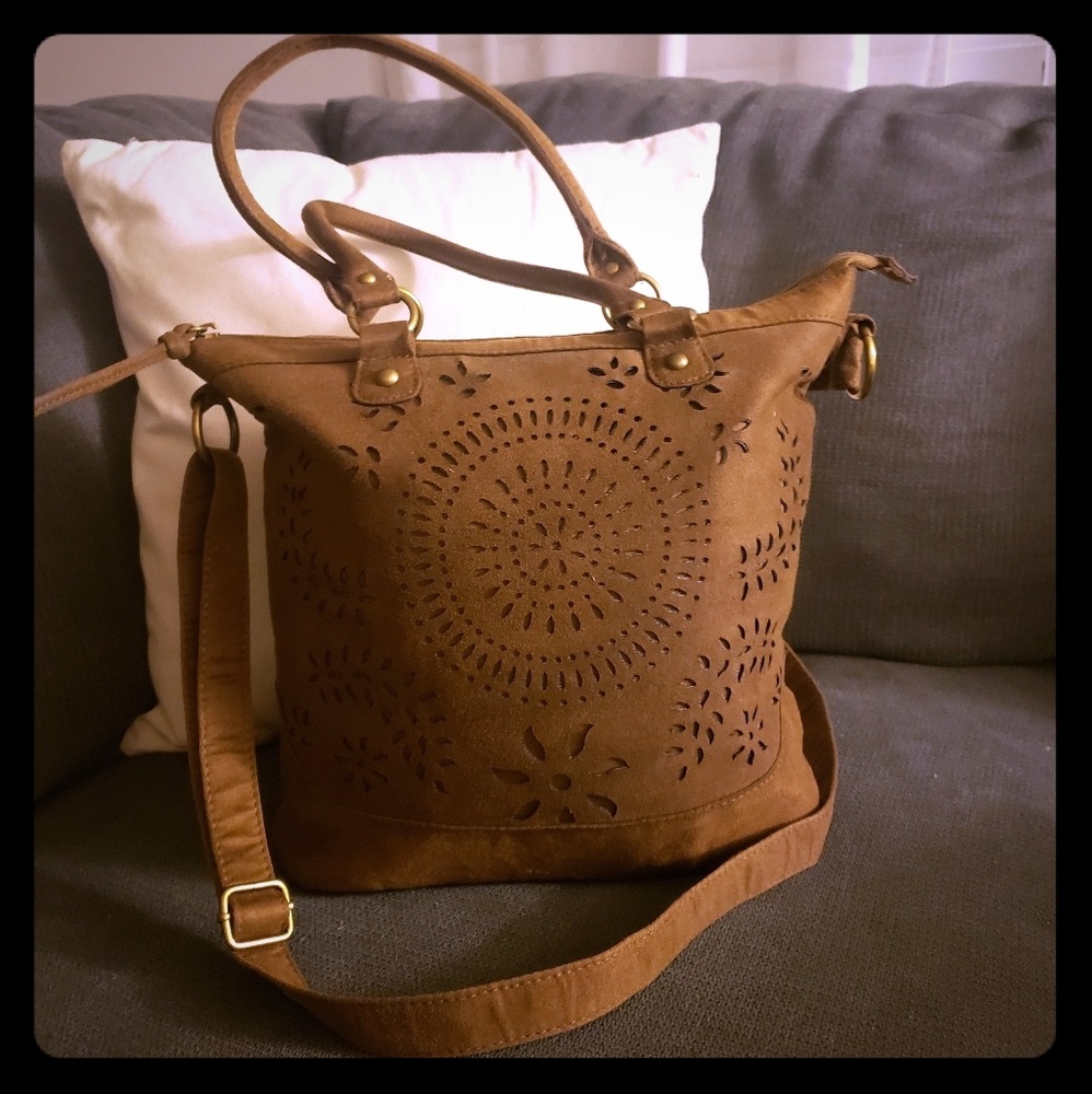 Cute Khaki satchel style bag
